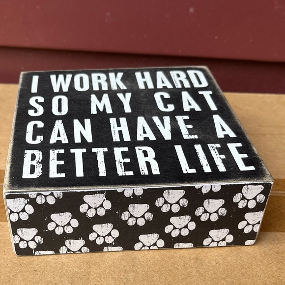 NWOT Beautiful and cute wooden frame sign - Picture 3 of 4